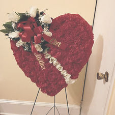 Silk realistic rental funeral flowers