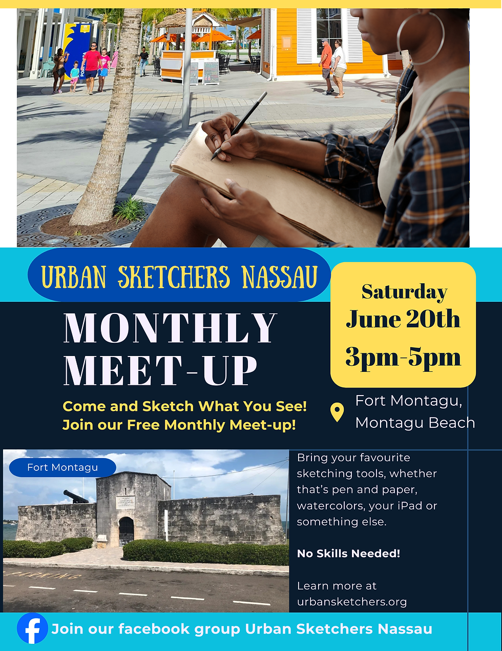 Urban Sketchers Nassau Monthly Meet-Up