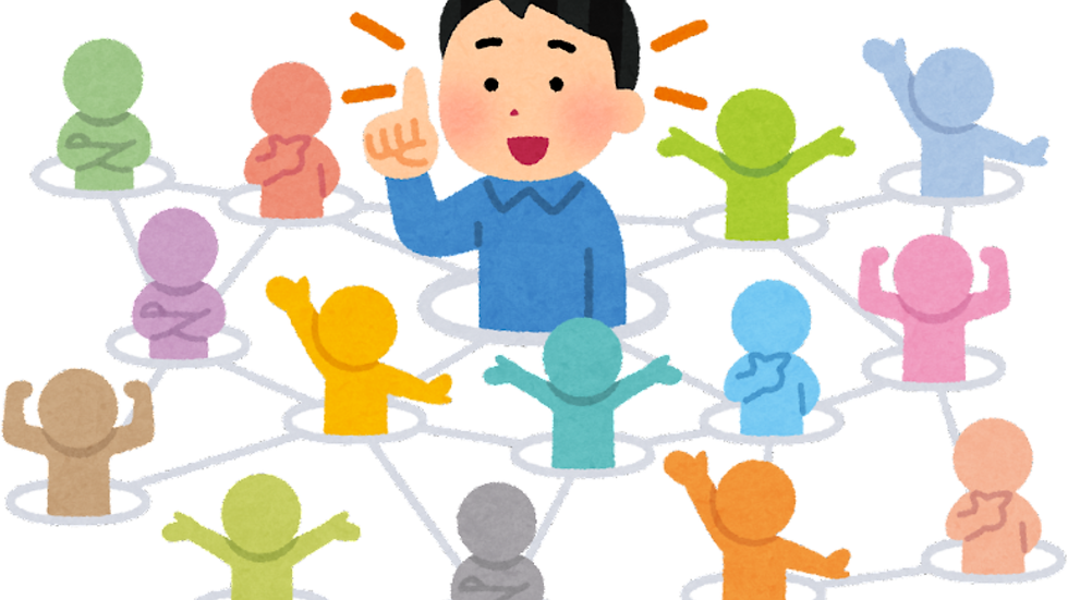 Bunte Gruppe von Menschen als Metapher für Gemeinschaft als stabilisierenden Schutzfaktor.