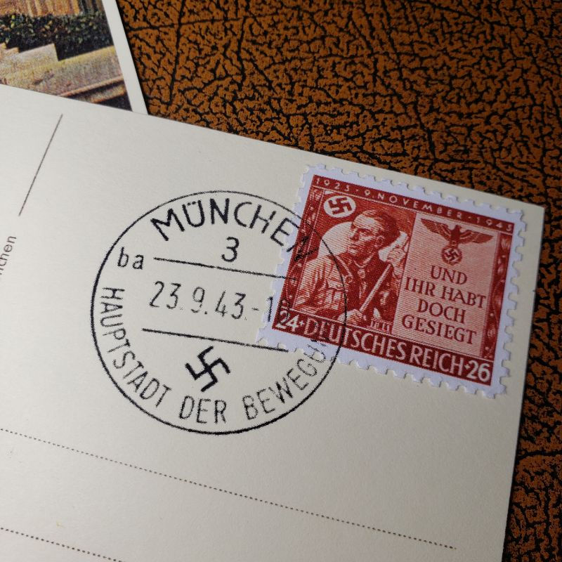 Thumbnail: Beer Hall Putsch Commemorative Postcard (1)