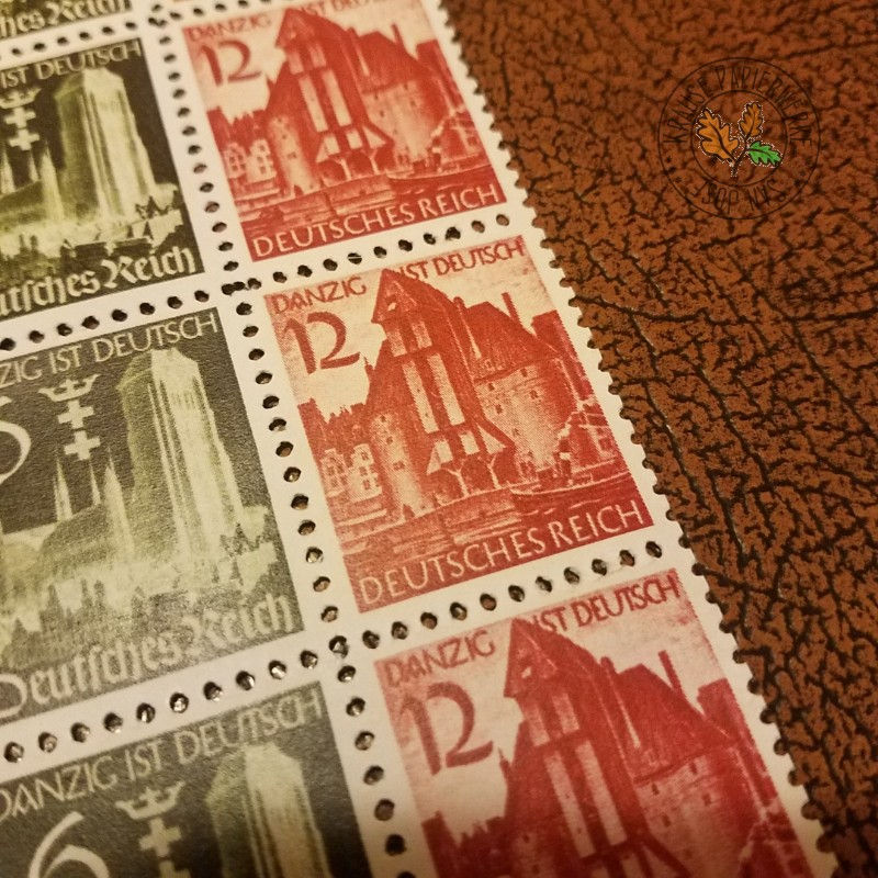 Thumbnail: Danzig ist Deutsch (Danzig is German / Gdańsk jest niemiecki) - stamps from Nazi Germany from Krause Papierwerke
