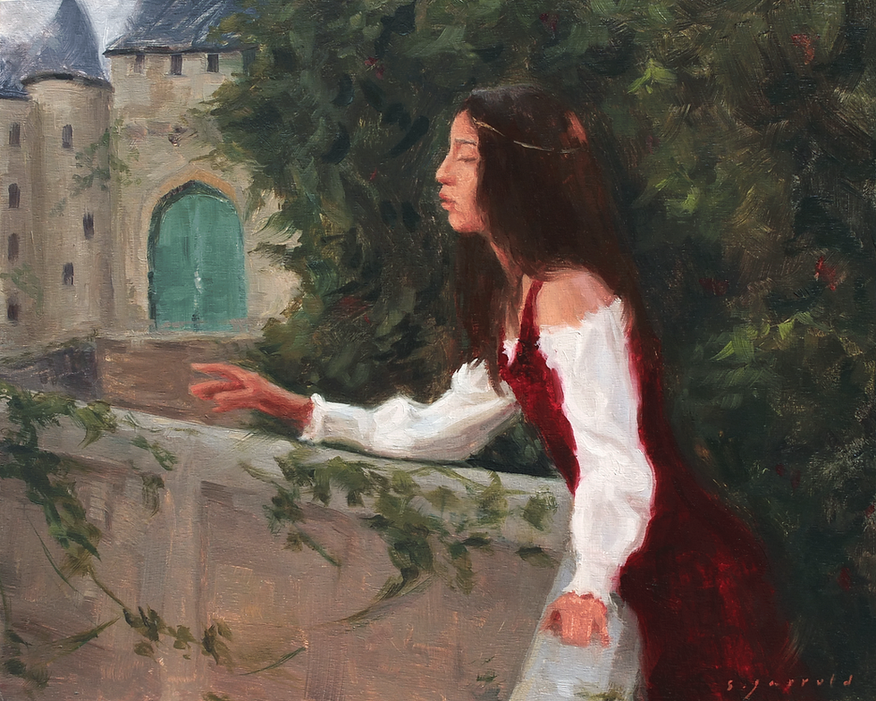 Thumbnail: 'A Maiden's Farewell' Original Painting