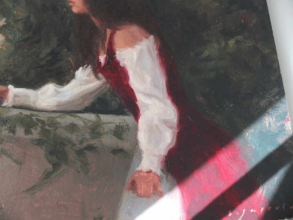 Thumbnail: 'A Maiden's Farewell' Original Painting