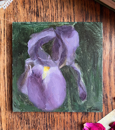 Iris Plein Air' Original Painting | Scarlett Jarrold Art