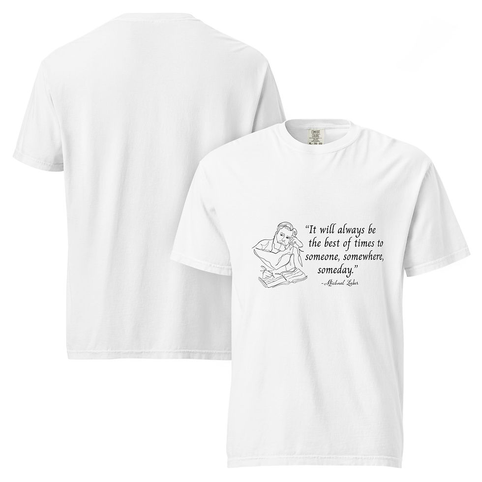 Thumbnail: Unisex garment-dyed heavyweight t-shirt