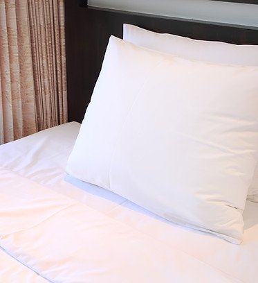 Hotelbett Kissen