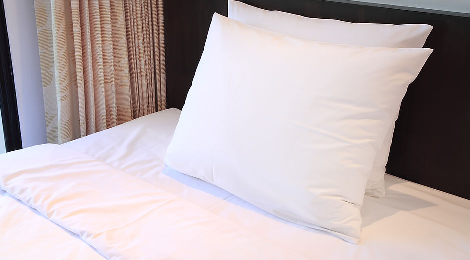 Hotel bed pillows
