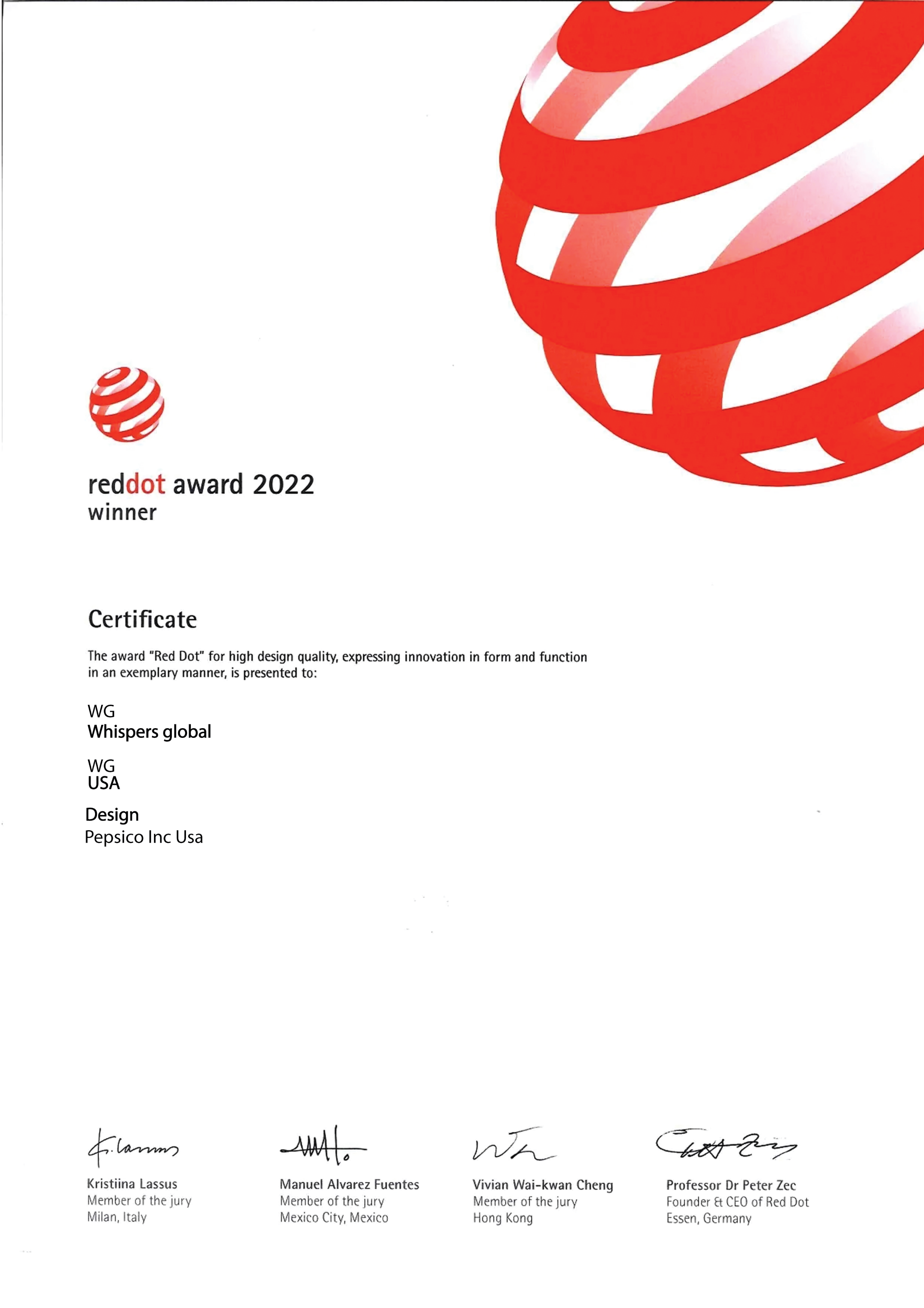 Red Dot Award