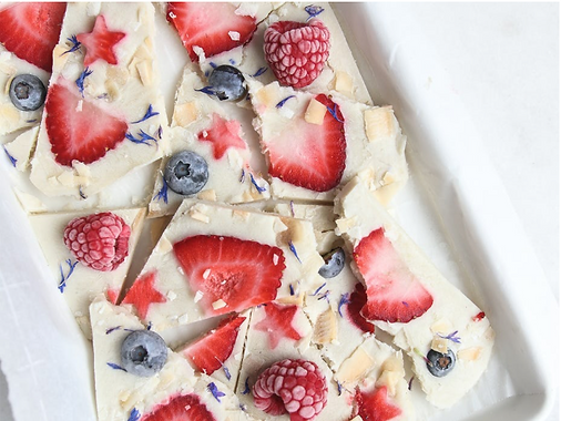 Fourth of July Vegan Frozen Yogurt