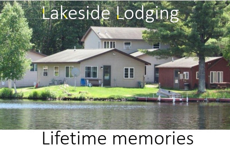 Waterfront view of Lakeside Lodging