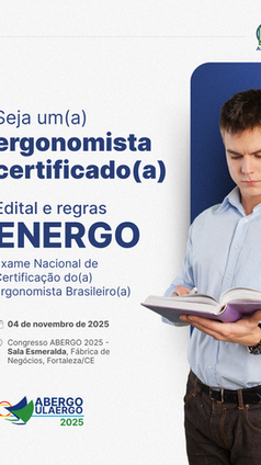 Seja um(a) Ergonomista Certificado(a)!