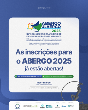 Inscrições abertas para o ABERGO 2025! 🎉