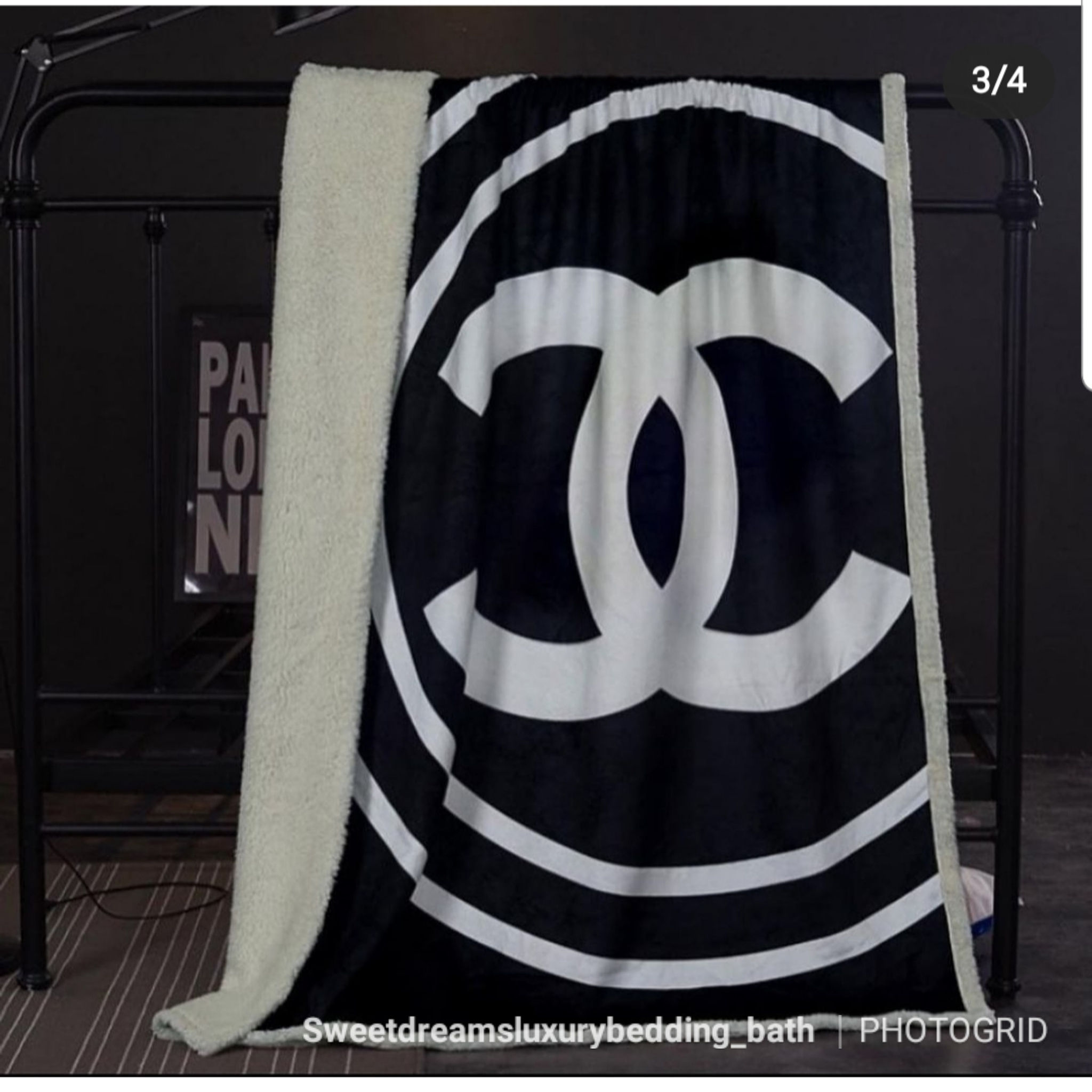 CHANEL THROW BLANKET 