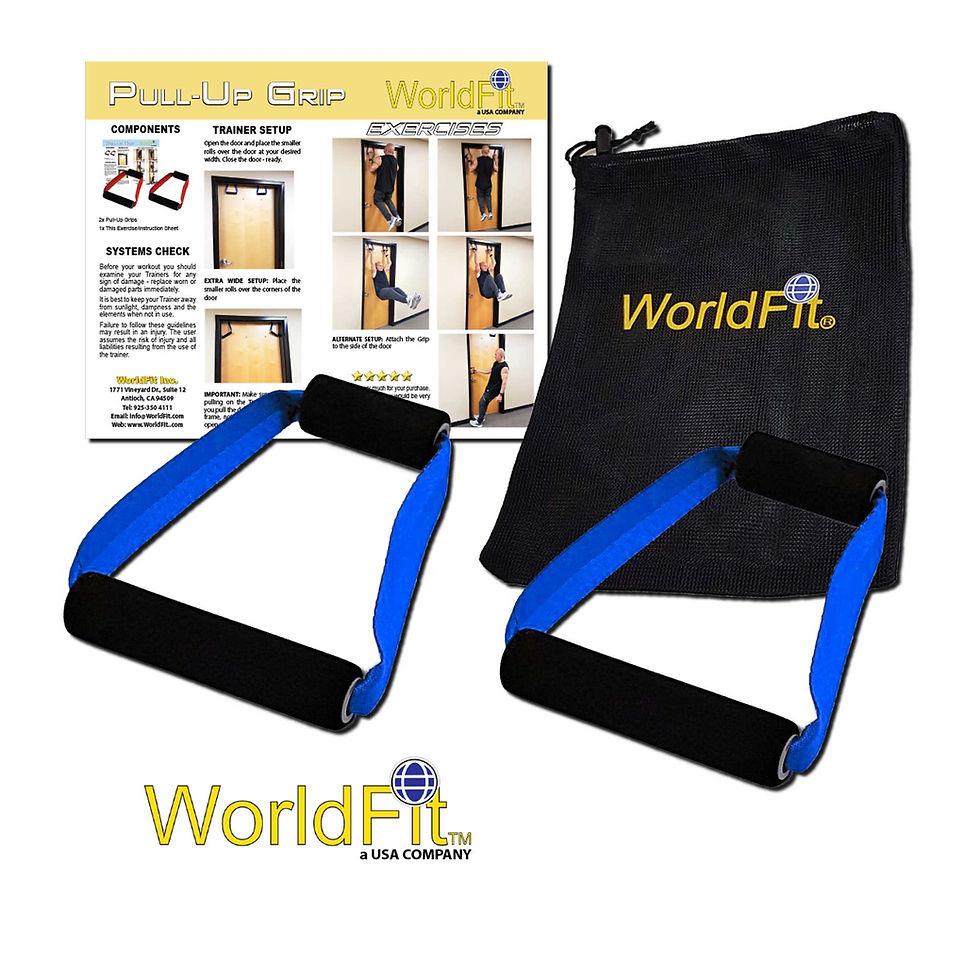 Thumbnail: Crazy-8 Pull-Up Grips -Ergonomic Assist Handles For Pull-Ups