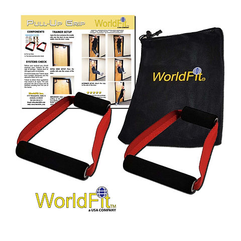 Crazy-8 Pull-Up Grips - Versatile Upper Body Trainer | WorldFit