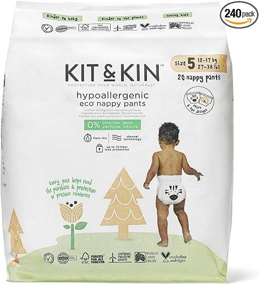 Kit and Kin Pull Up Nappies are perfect