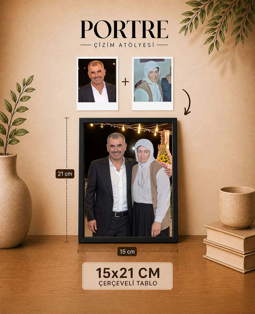 Küçük resim: Kişiye Özel Fotoğraf Birleştirme - Çerçeveli Tablo
