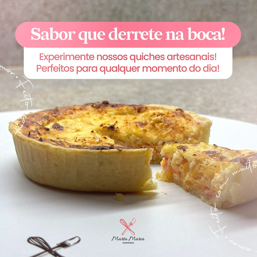 Quiches Artesanais em Salvador: O Toque de Sofisticação que seu Café da Tarde Merece