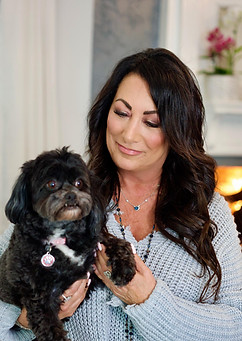 The Behavior Guru Cinda Chatfield with dog