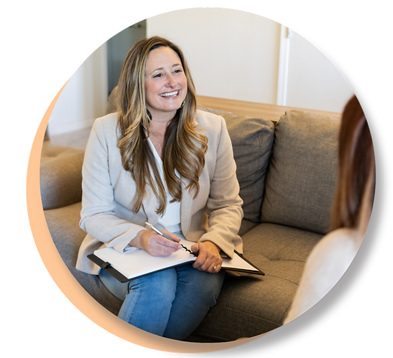 Monica of Ojai Nutrition Group during a consultation