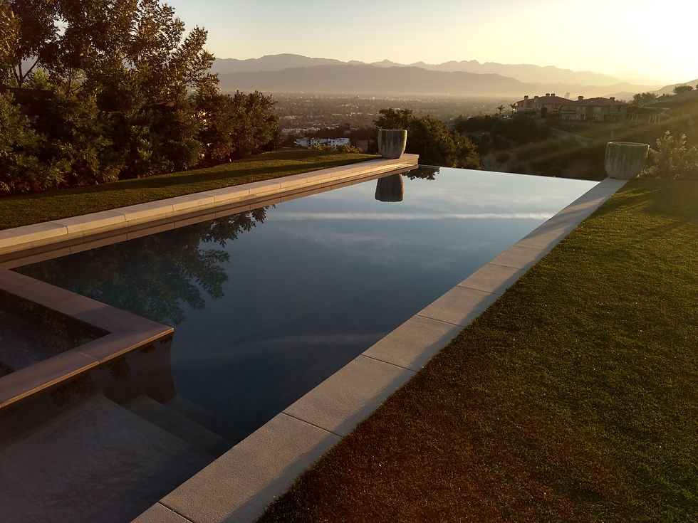 Custom pool and rock work in Los Angeles