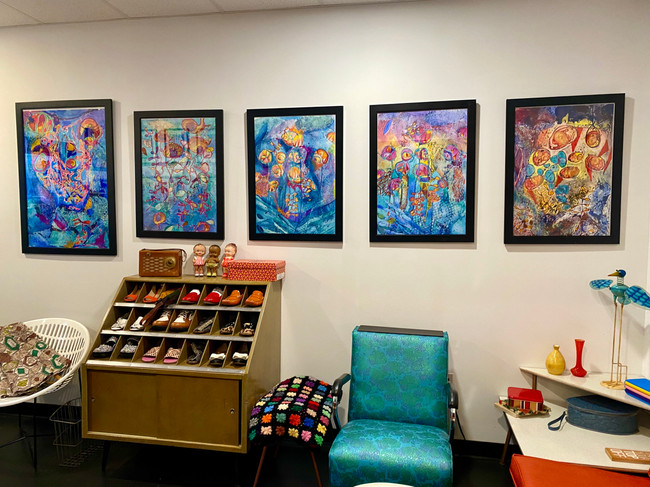 Collagraph Prints & Paintings