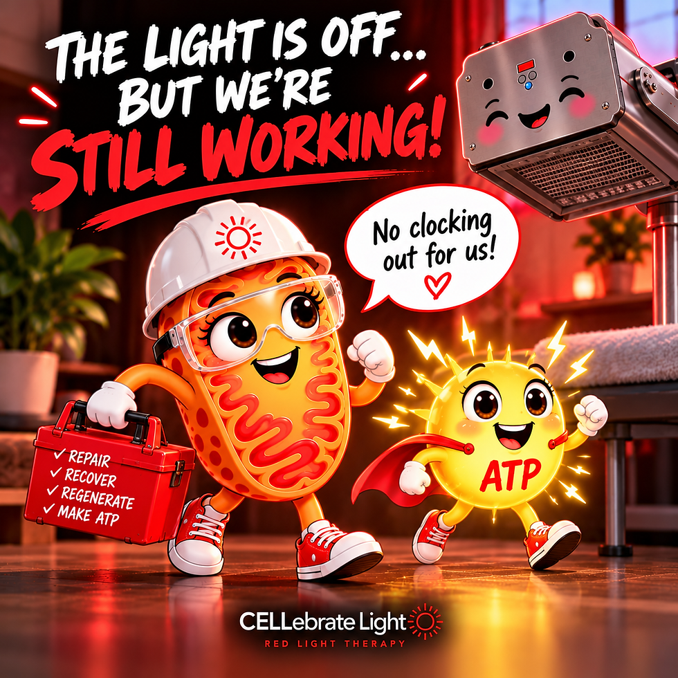 The Light Goes Off… But Are Your Cells Still Working? 🔴⚡