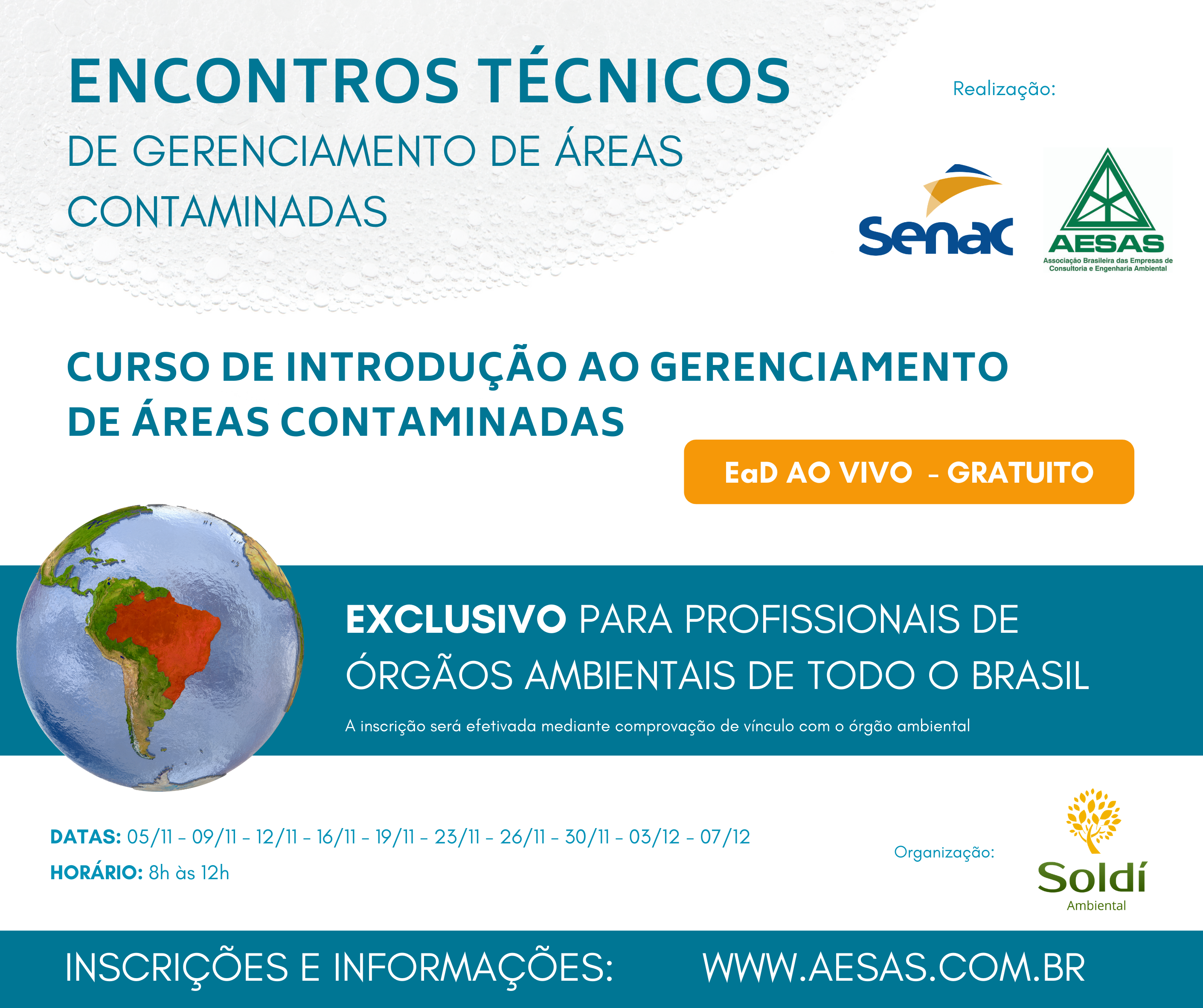 Introdução ao gerenciamento de Áreas Contaminadas