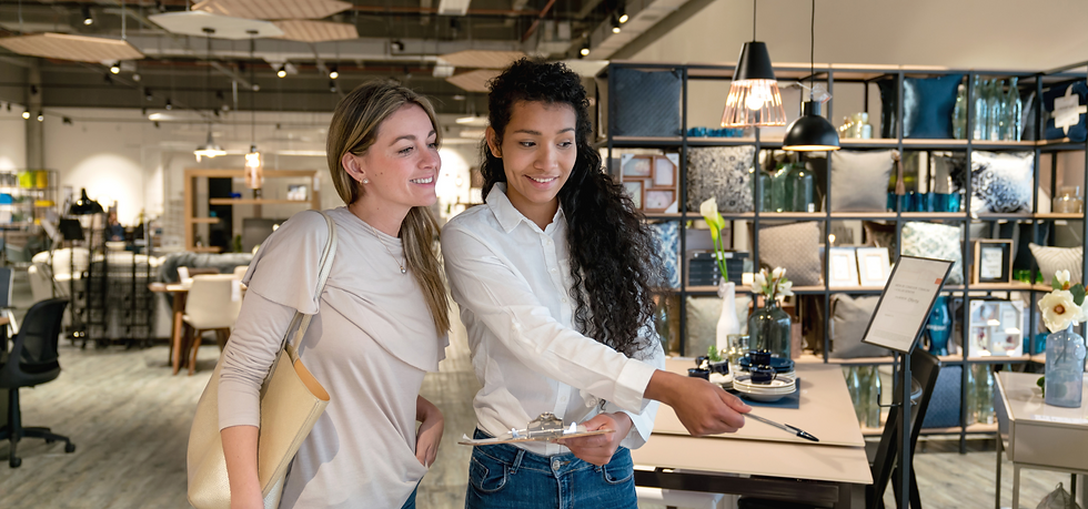 Room fragrance in furniture stores