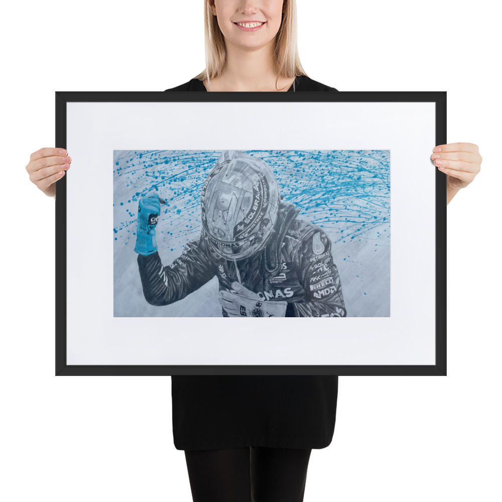 Matte Paper Framed Poster With Mat