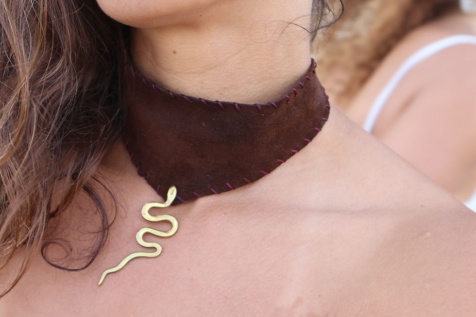 Thumbnail: Serpent Dance Choker Necklace