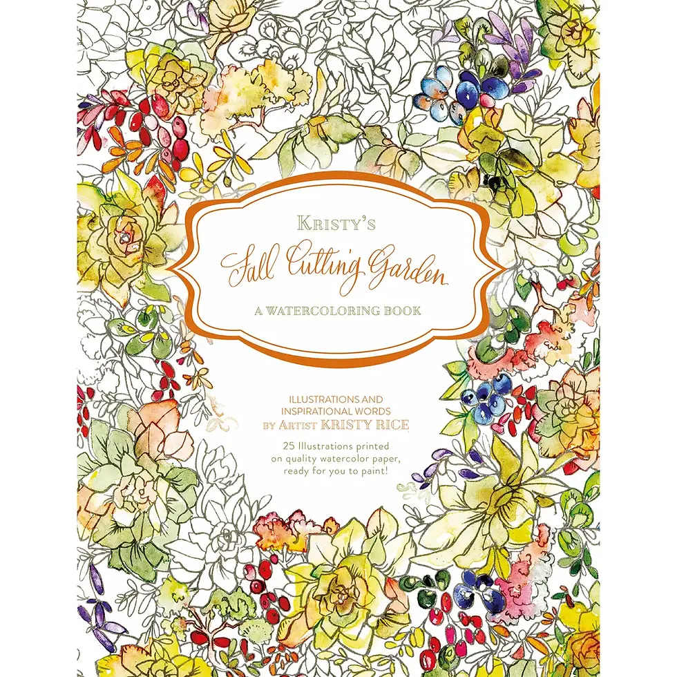 Kristy's Cutting Garden: A Watercoloring Book