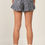 Thumbnail: Navy Blue Ruffle Bottom Shorts by Elan