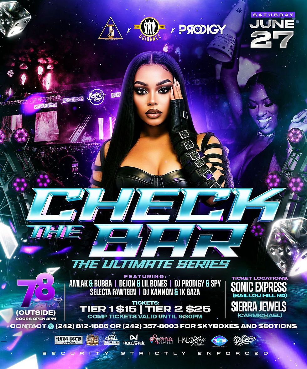 Check The Bar – The Ultimate Series | June 27 Party at 78 West Nassau