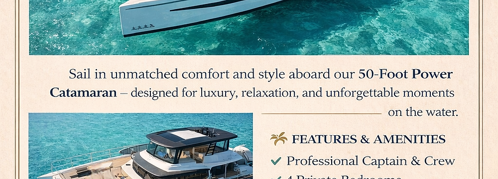 50' ft Power Catamaran