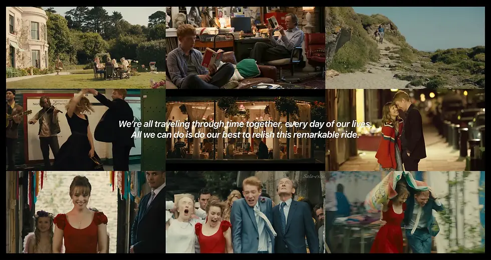 A cinematic collage capturing moments of love, family, and everyday life, inspired by the passage of time and shared memories