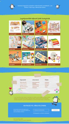 Wooden toy shop categories