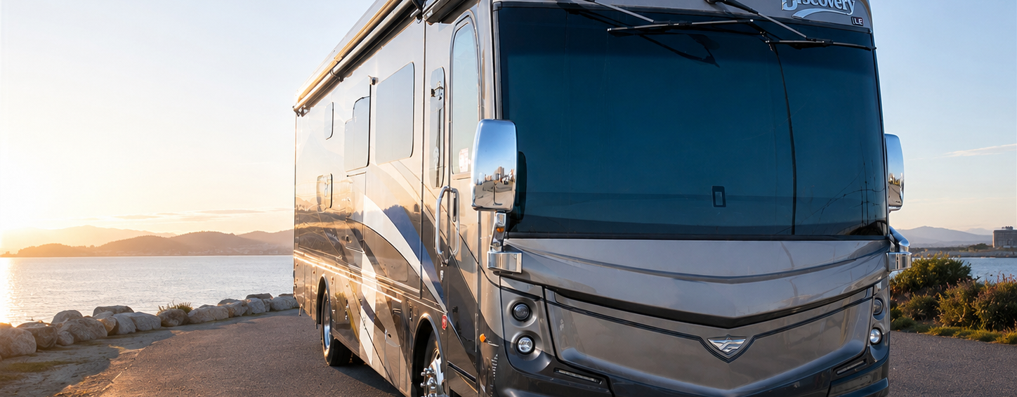 Discovery Pie Class A diesel motorhome exterior – photo 1