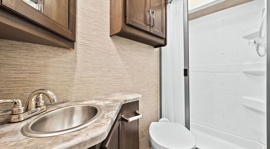 Choco Chateau Class C motorhome bathroom – photo 20