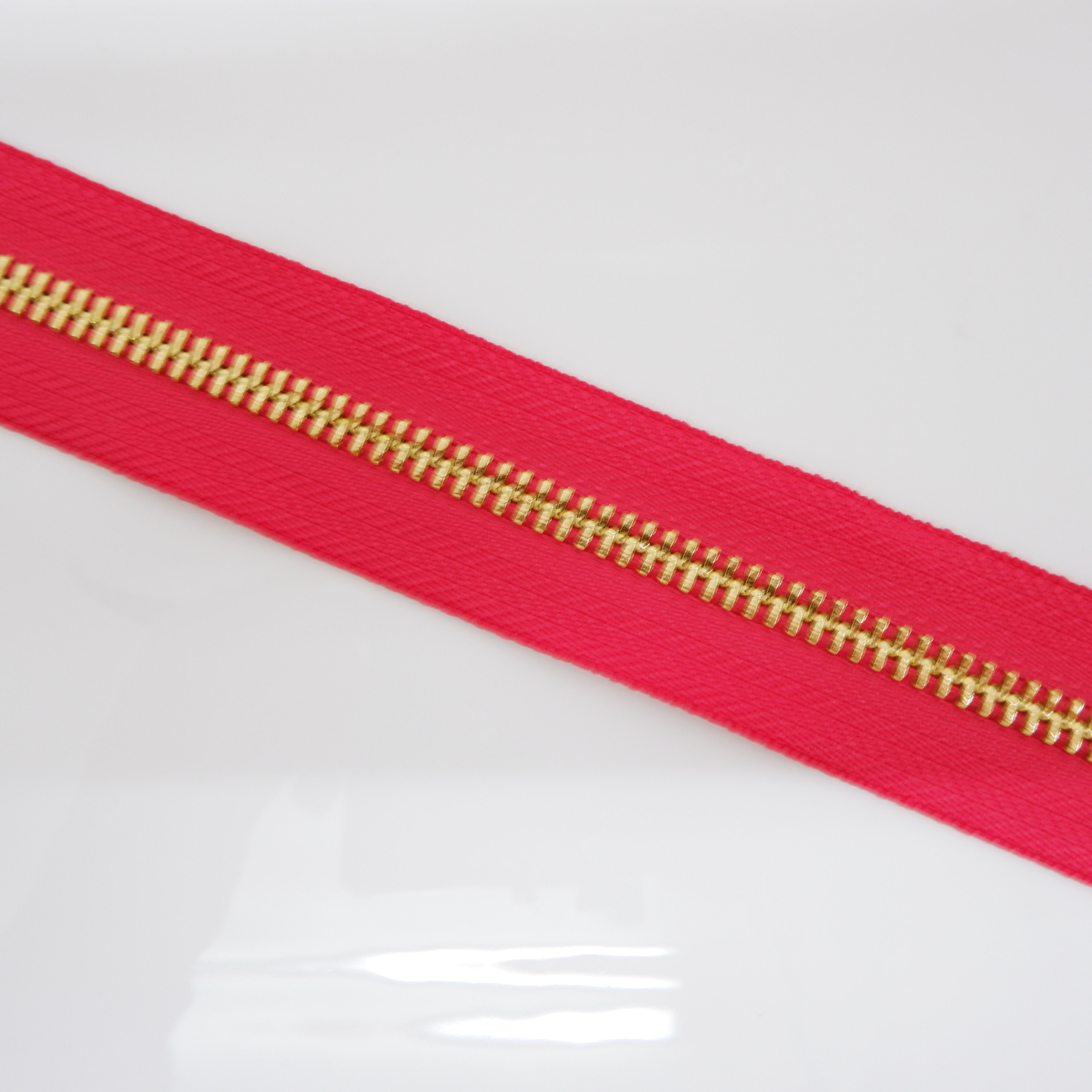 397 Zipper Red (Sold per yard)