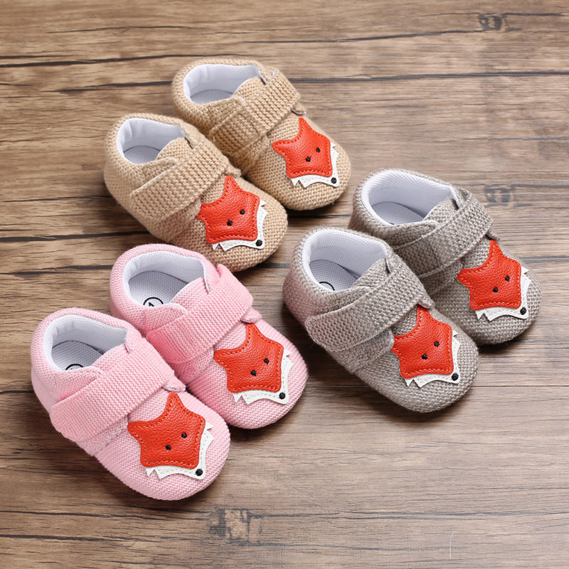 Thumbnail: Soft Sole Cartoon Baby Shoes for 0-1 Year Olds