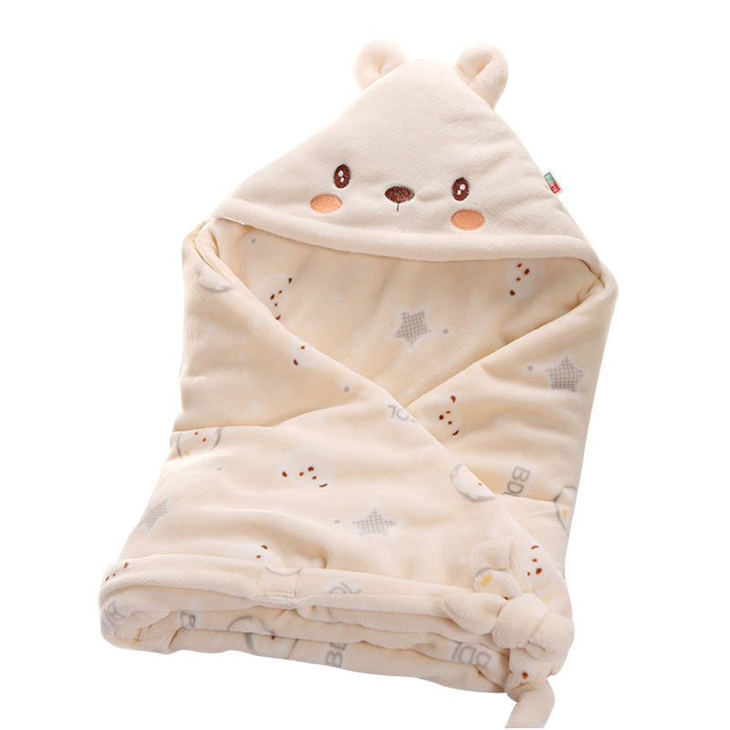 Thumbnail: Baby Wrap Blanket, Newborn Swaddle, Fleece Cotton Blanket