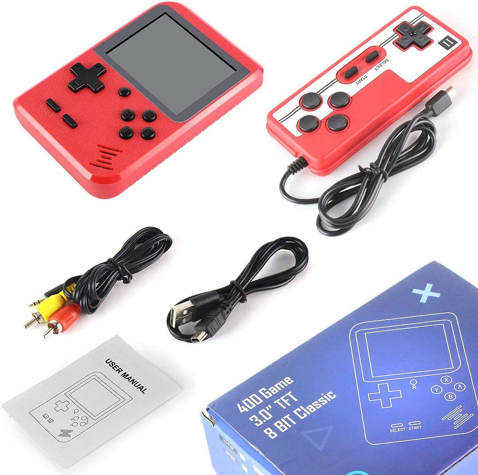Thumbnail: Portable Game Pad With 400 Games Included + Additional Player Controller