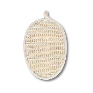 Natural Ramie Bath Scrub - Oval (Large)