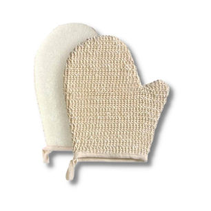 Natural Ramie Exfoliating Bath Gloves (Pair)