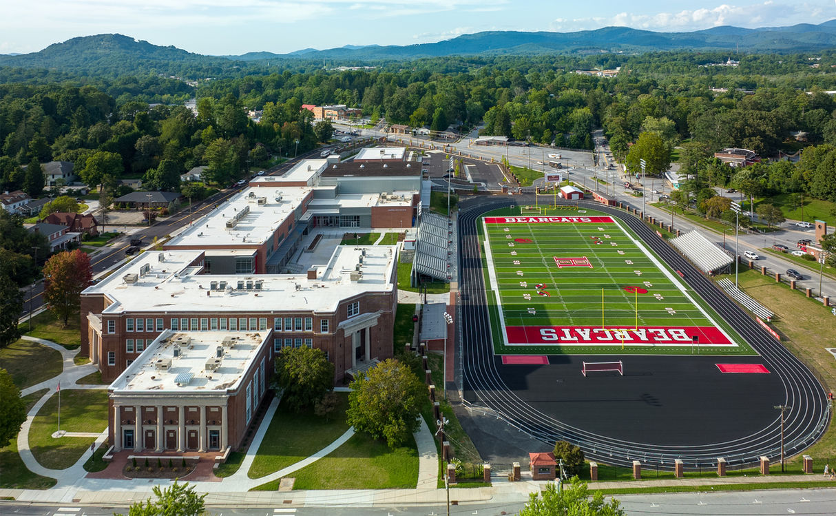Hendersonville Highschool Aerial Construction Photography - PHASETWO