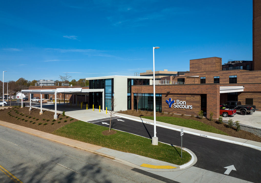 Bon Secours St. Francis Aerial Construction Photography - PHASETWO