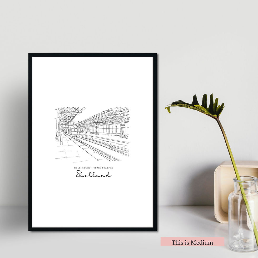Thumbnail: Bespoke Line Drawn Houses, Special Places & First Dates ETC Scribbles