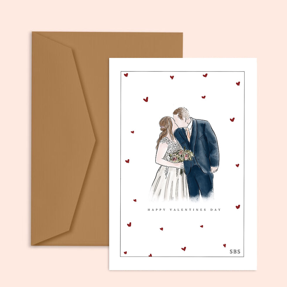 Thumbnail: Valentines Watercolour Card
