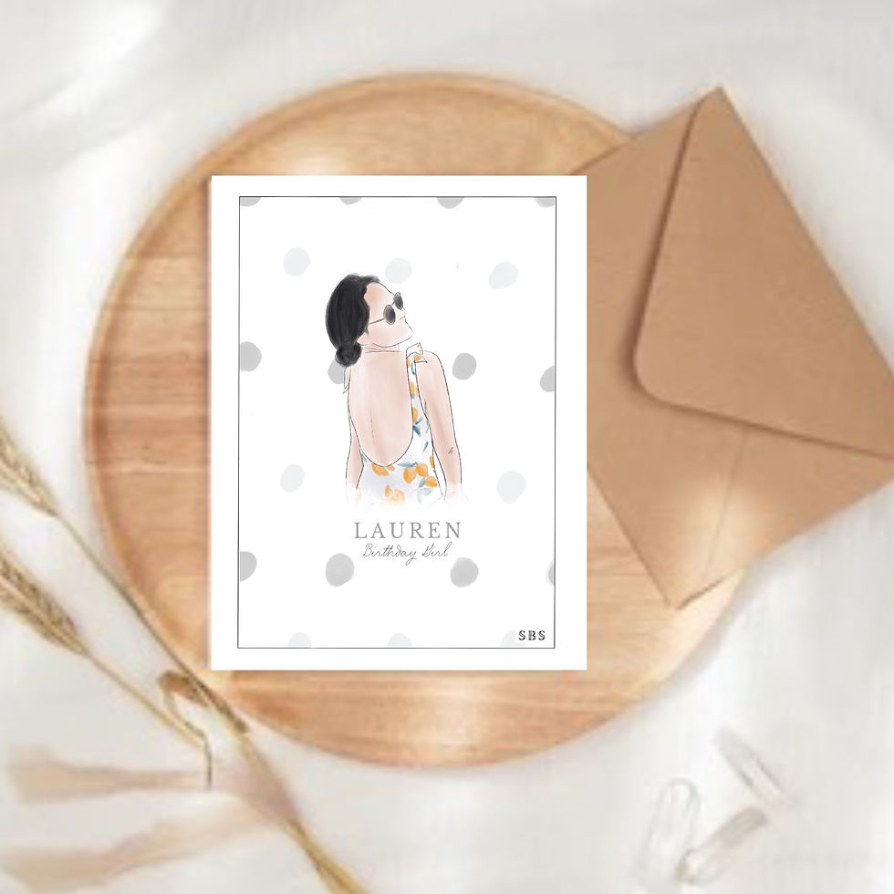 Thumbnail: Watercolour Birthday Card